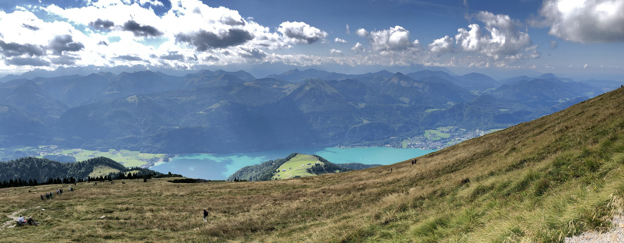 Salzburger Land - Blick vom Schafberg auf den Wolfgangsee