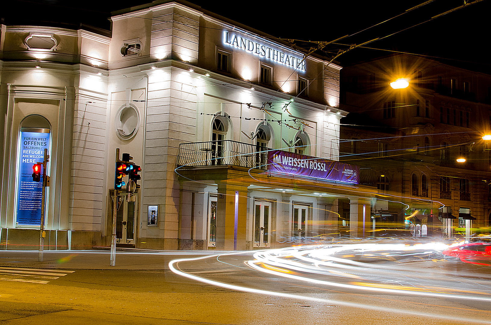 Salzburger Landestheater Nachts