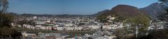 Salzburgpanorama vom Mönchsberg aus