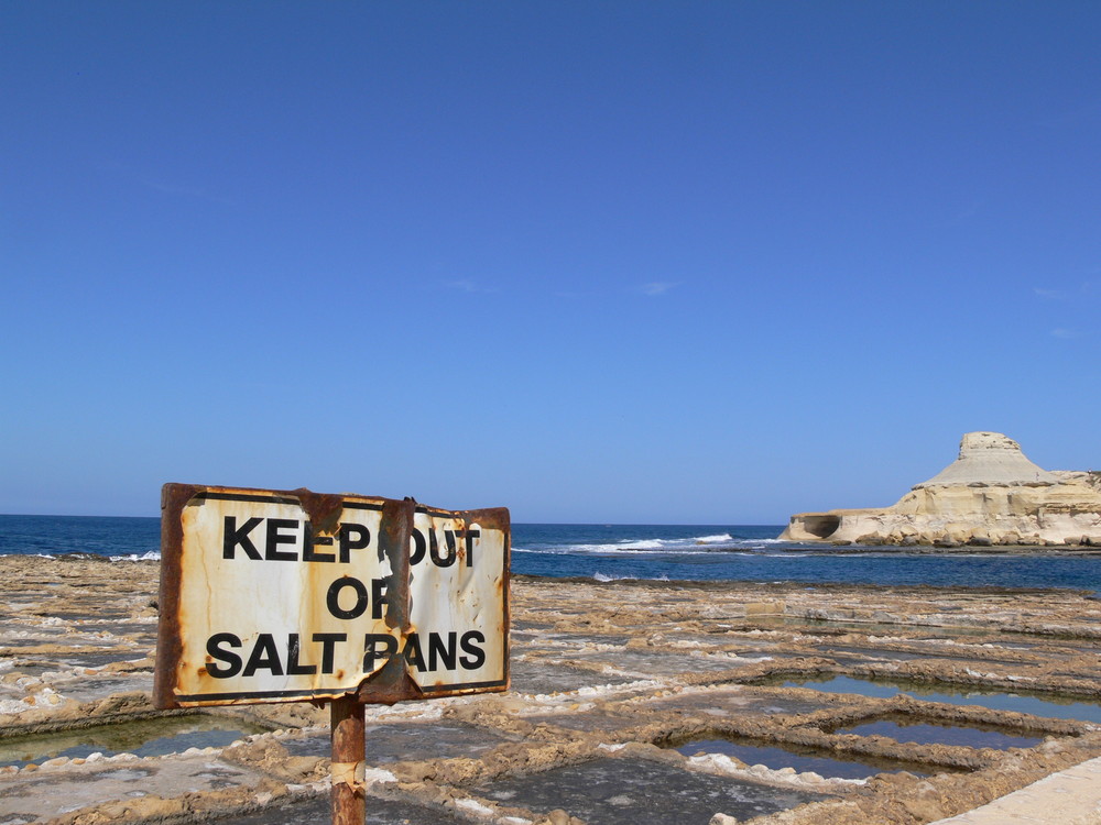 Salzfelder auf Gozo