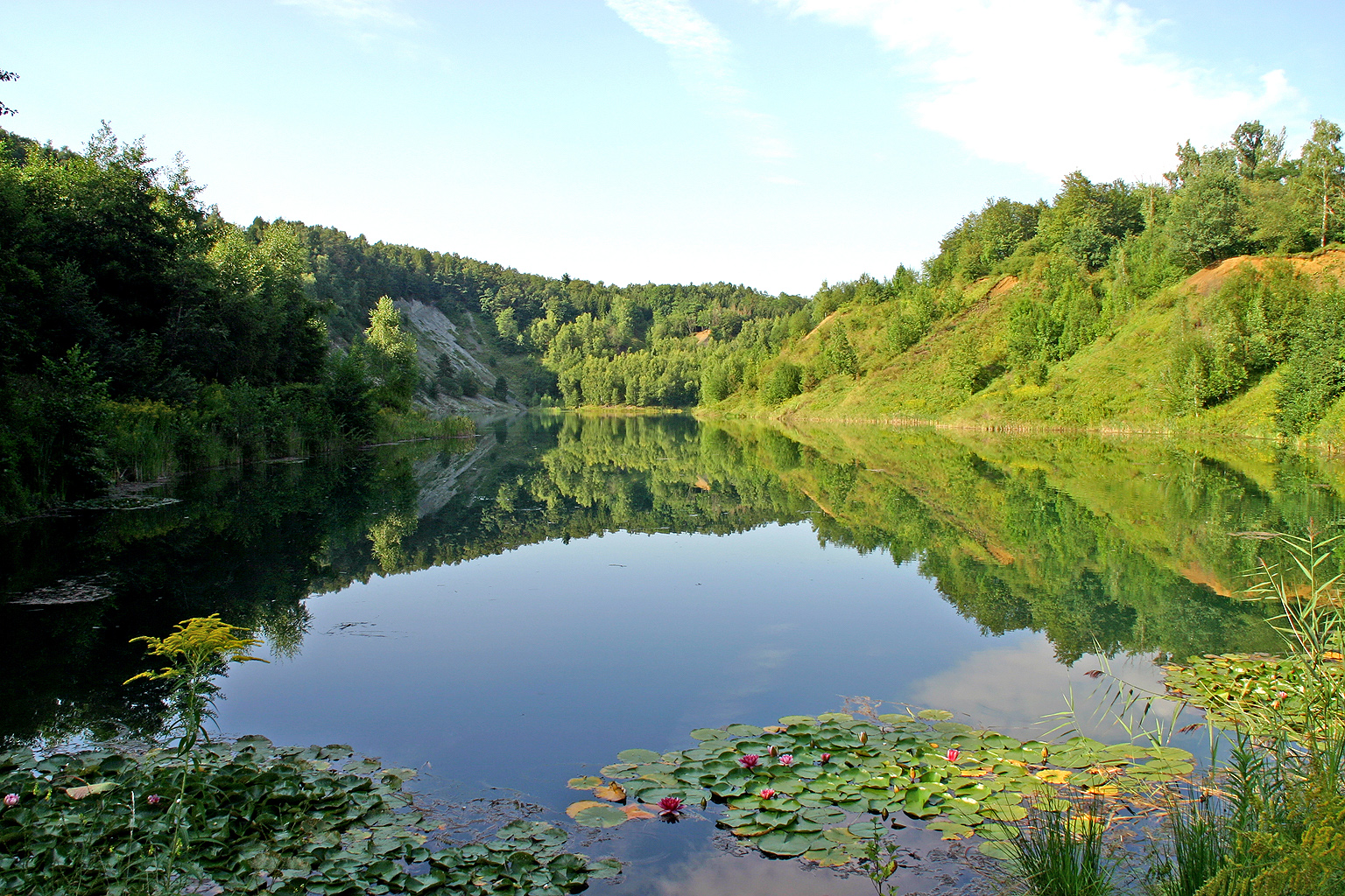 Salzgitter-Bad - Ehemaliger Erz-Tagebau Finkenkuhle....