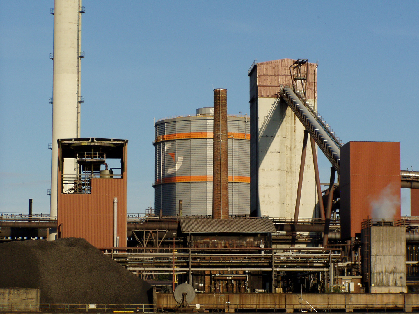 Salzgitter Flachstahl AG, der Blick auf die Köksöfen