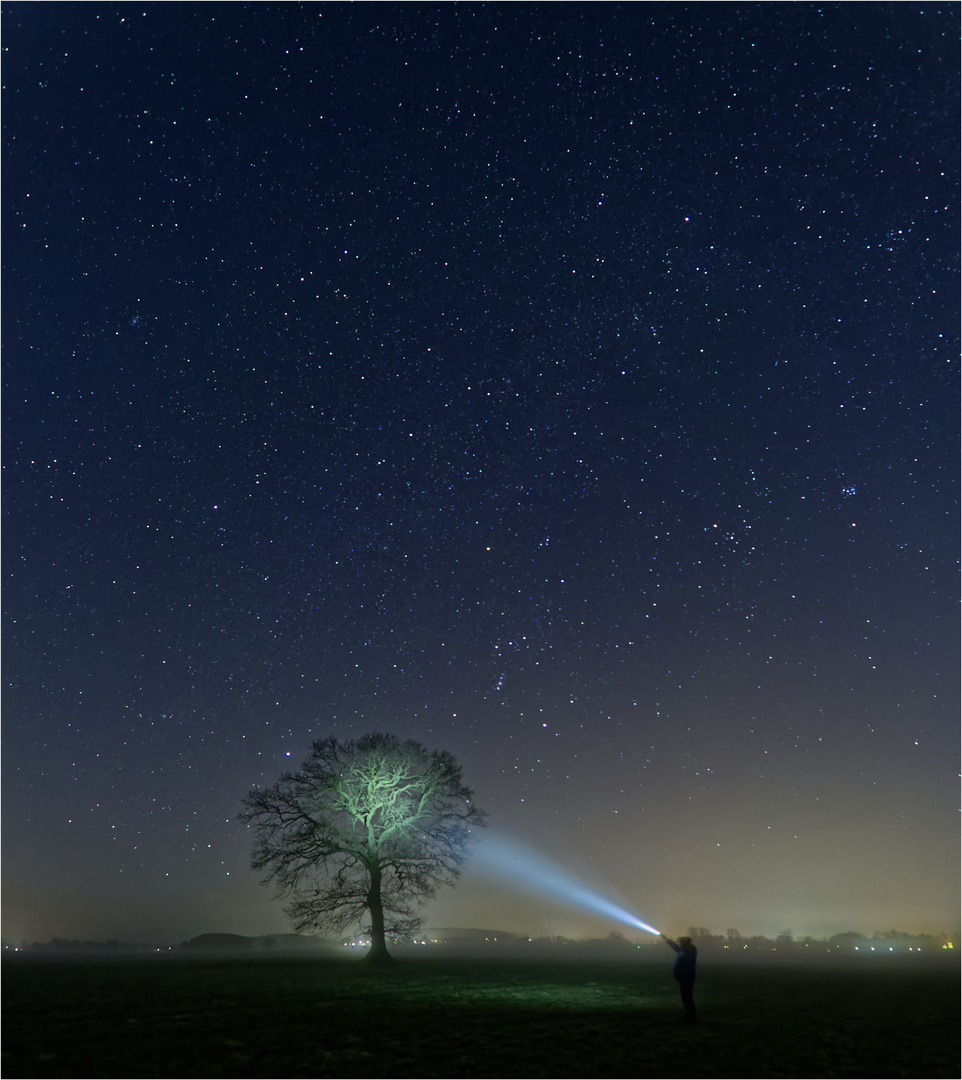 Salzhausen bei Nacht