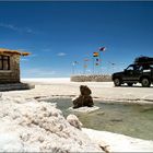 Salzhotel auf dem Salar de Uyuni (Bolivien)