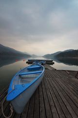 Salzkammergut, Fuschlsee mit typischem Wetter