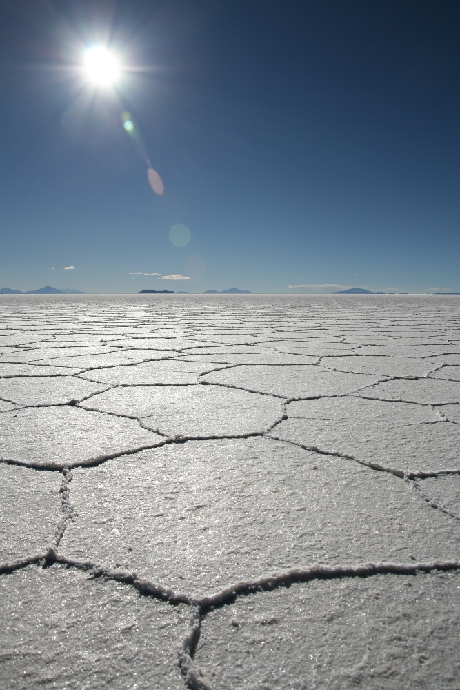 Salzsee bei Uyuni/Bolivien