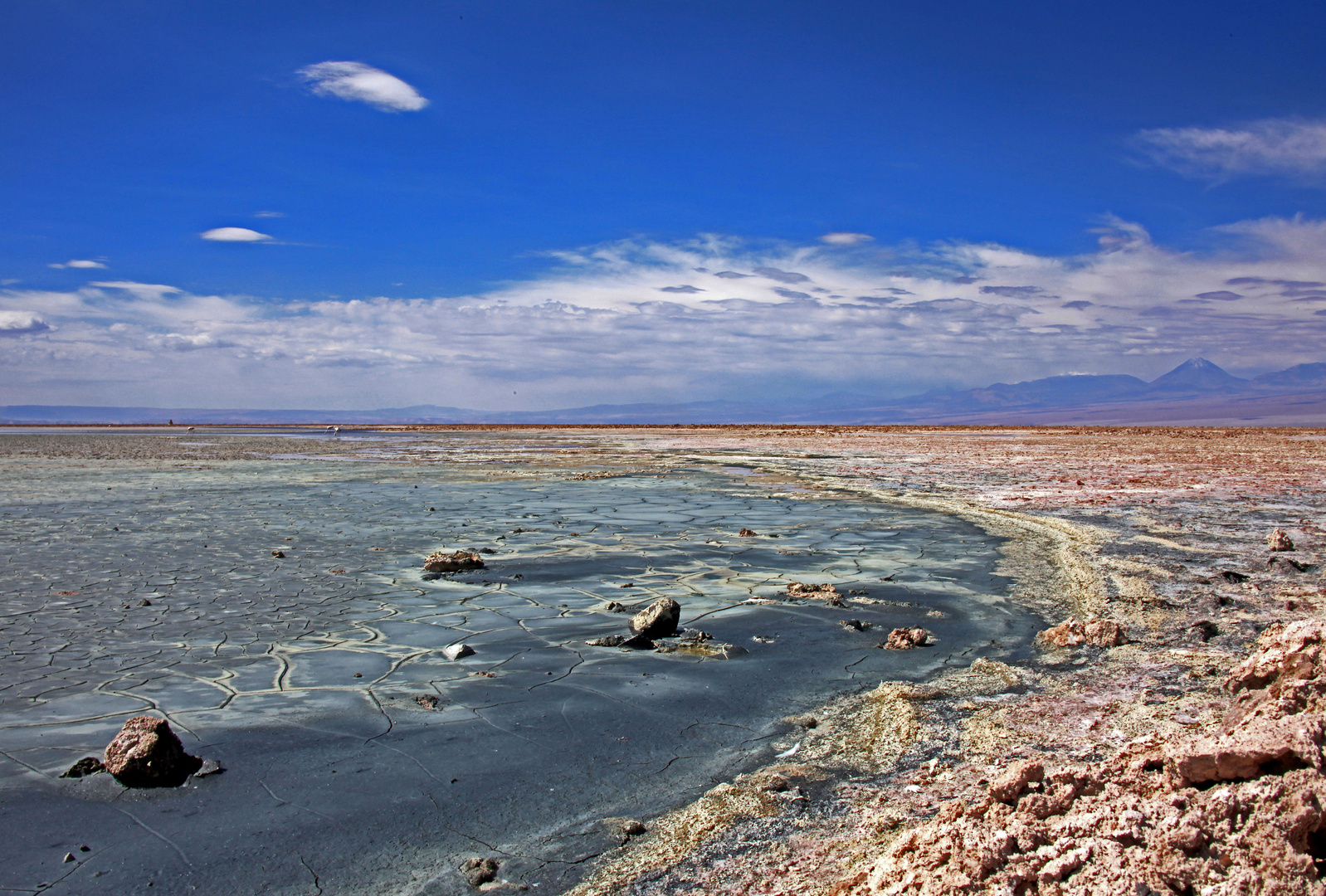 Salzsee Foto & Bild | south america, chile, atacamawüste Bilder auf ...