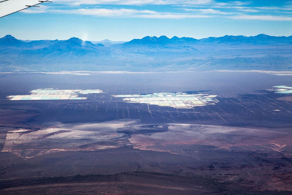 Salzsee in der Atacama