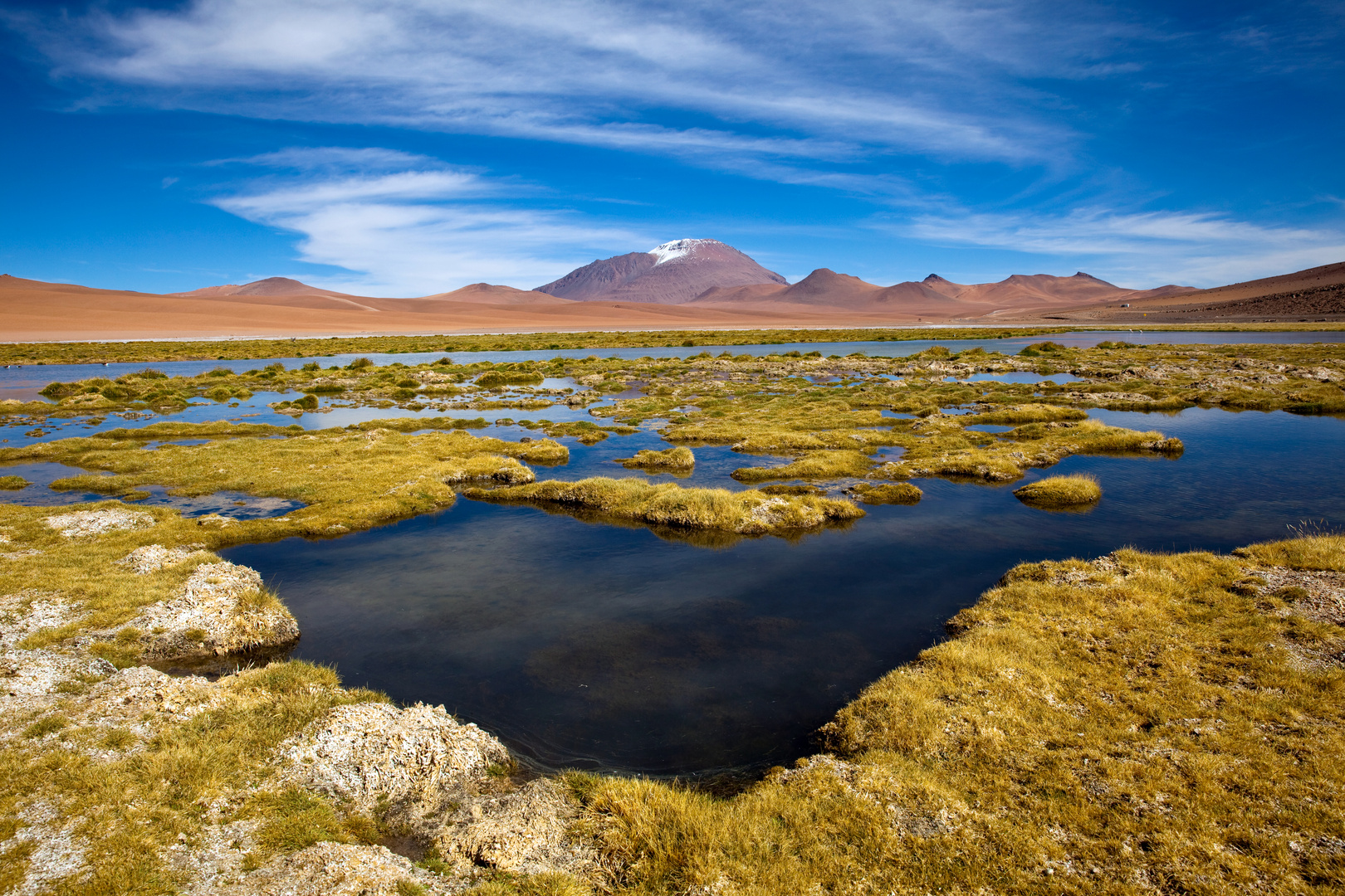 Salzsee in der Atacama