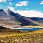 Salzsee in der Atacamawüste