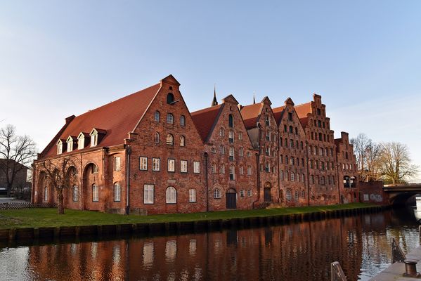 Salzspeicher an der Obertrave in Lübeck