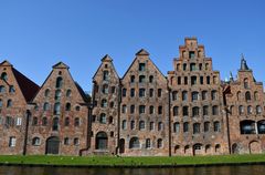 Salzspeicher in der Hansestadt Lübeck