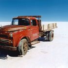 Salztransporter, Salar de Uyuni, Bolivien