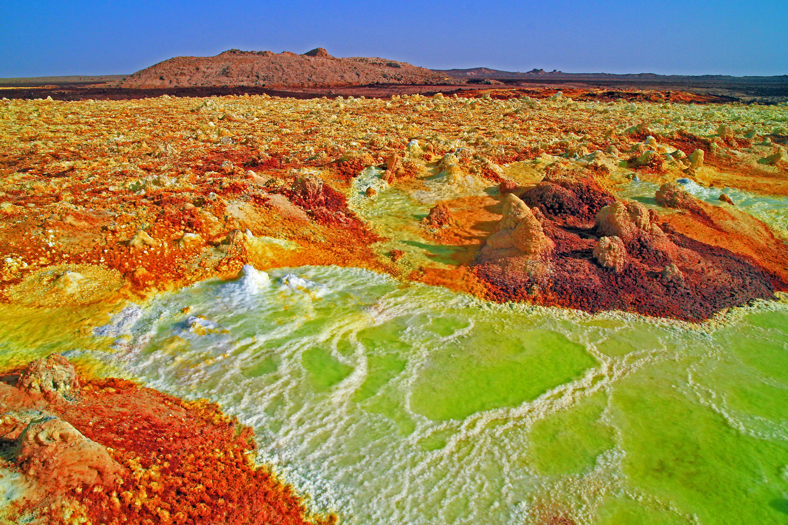 Salzvulkan von Dallol, Äthiopien