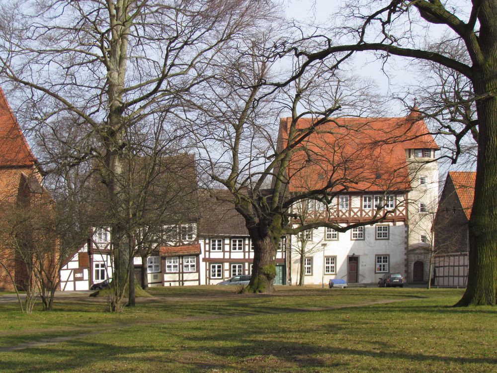 Salzwedel, Kirchplatz St. Katharinen mit