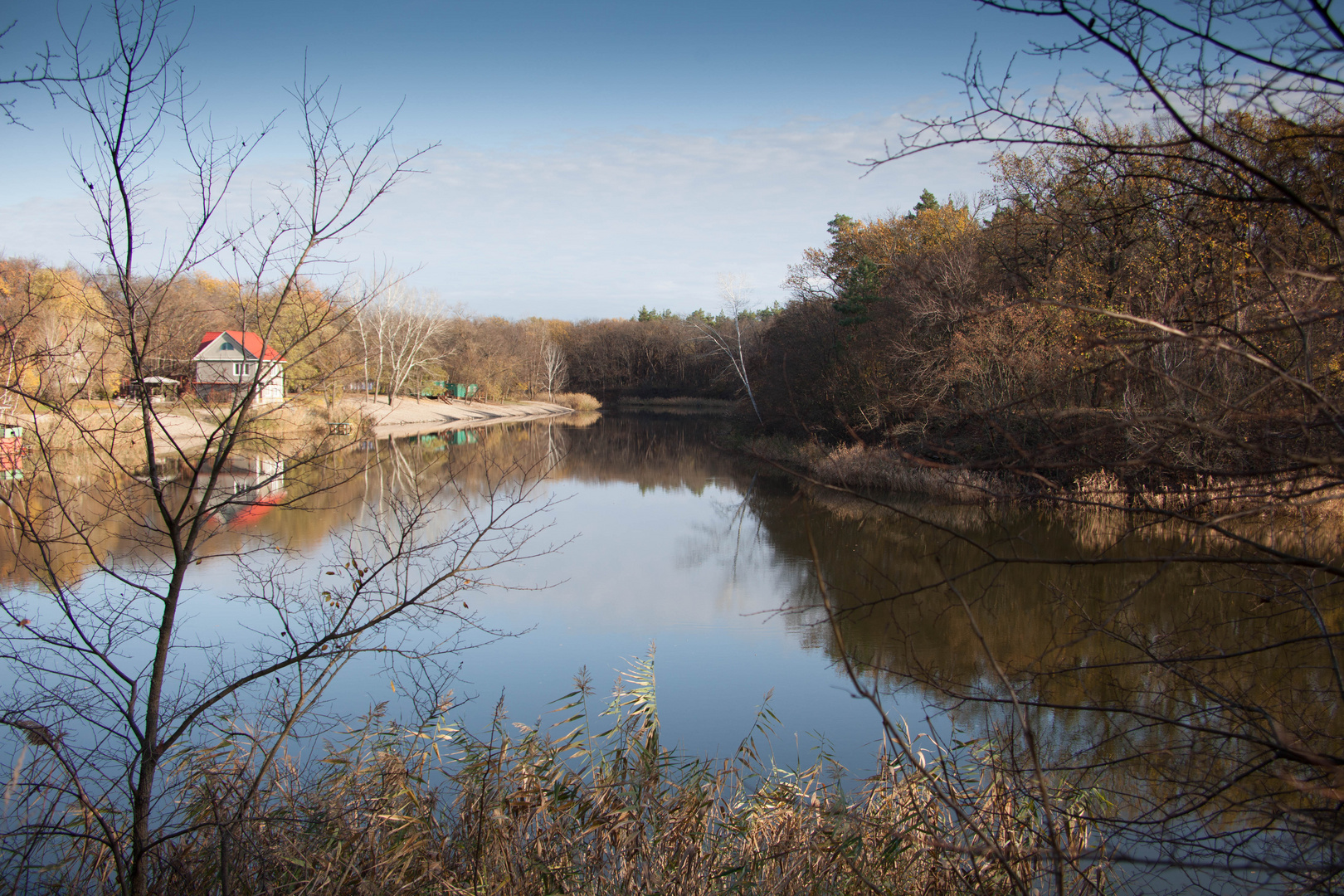 Samara river, autumn