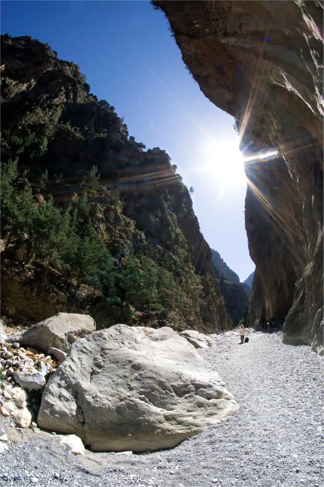 Samaria Schlucht, Kreta ( 800 Meter NN )