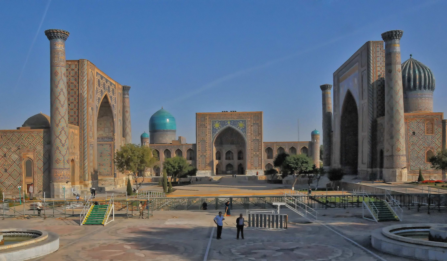 Samarkand- der Registan Platz