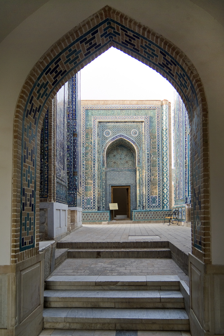 Samarkand Sha-i Zinda Khodja Ahmad-Mausoleum