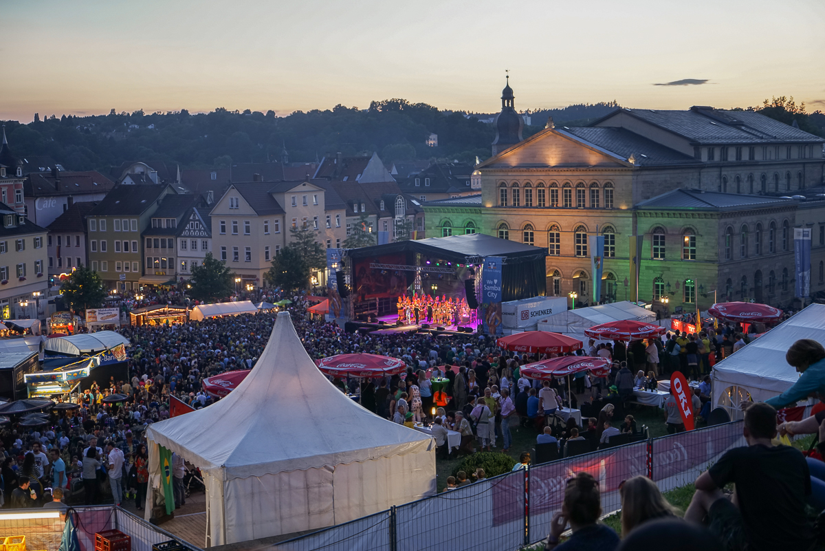 Sambafest Coburg 2014 Schlossplatz Foto &