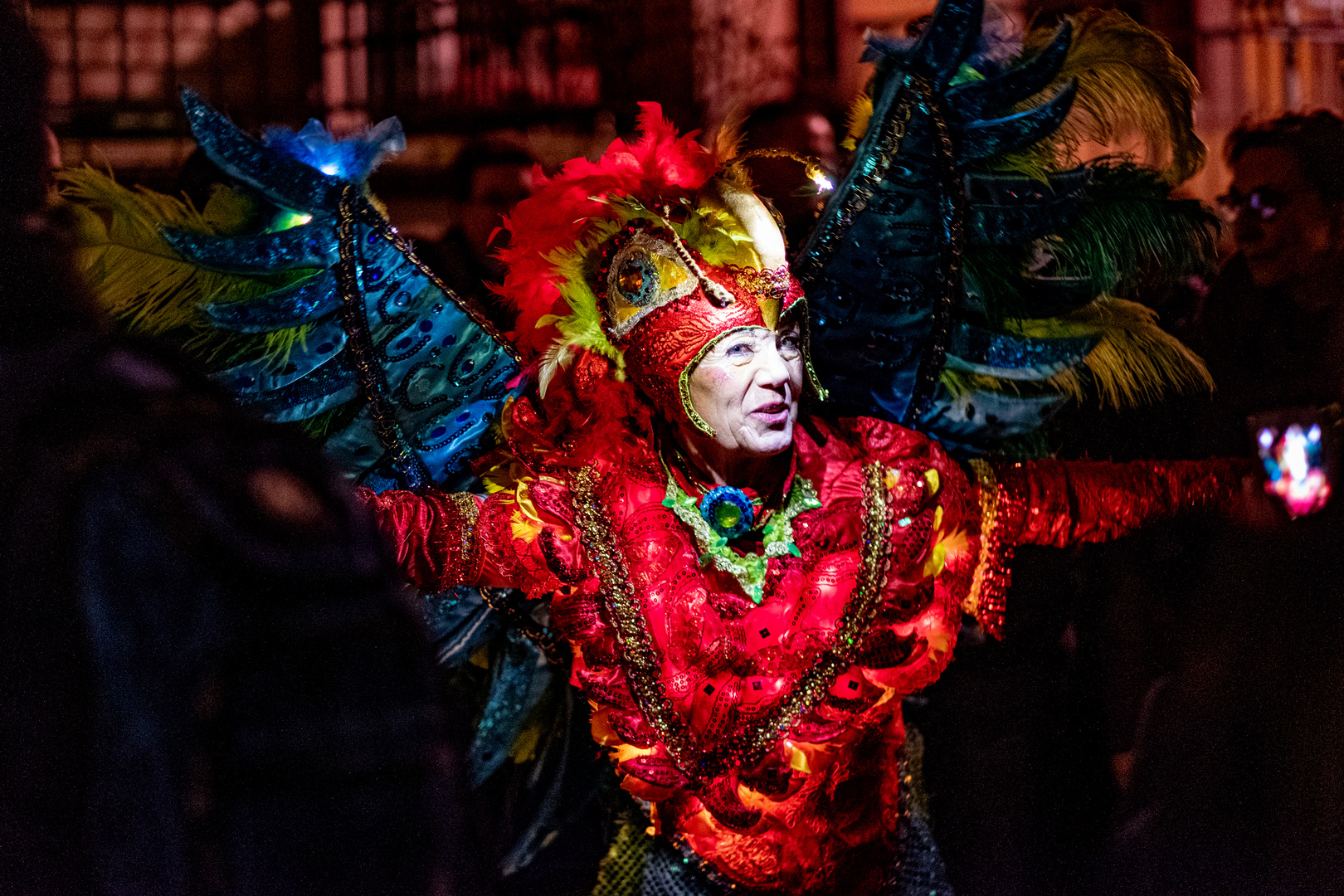 Sambakarneval in Bremen 2020 Lichtertanz