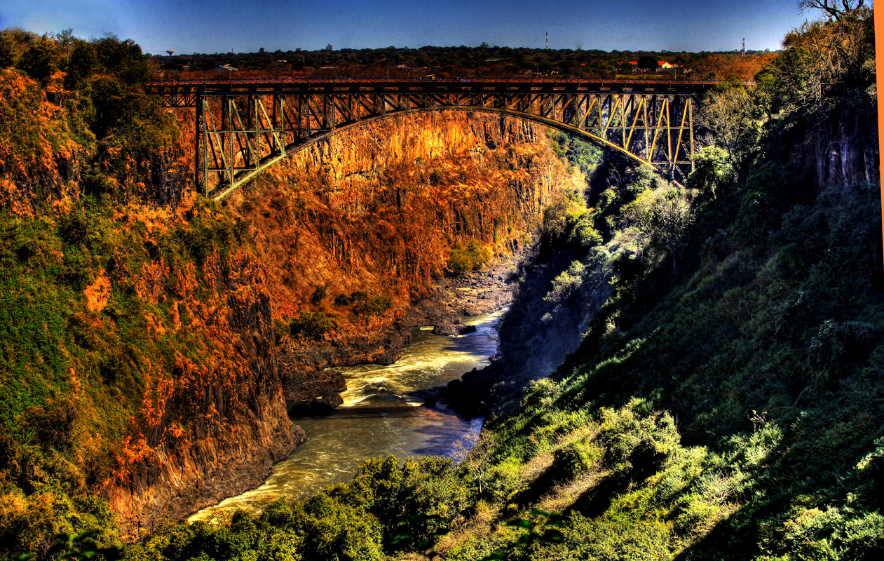 Sambia Victoriafalls Brücke