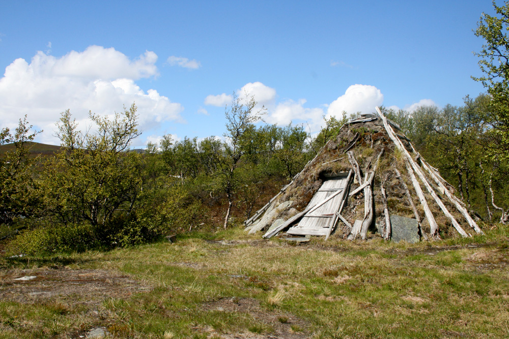 Samenhütte im Jämtland