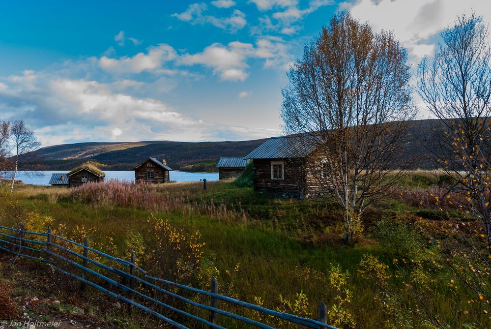 Sami Häuser in Utsjoki