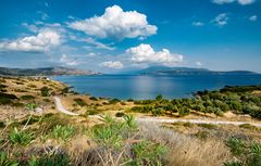 Samian Dreamscapes - View from Samos towards Cape Mykale