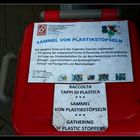 Sammeln von Plastikstöpseln