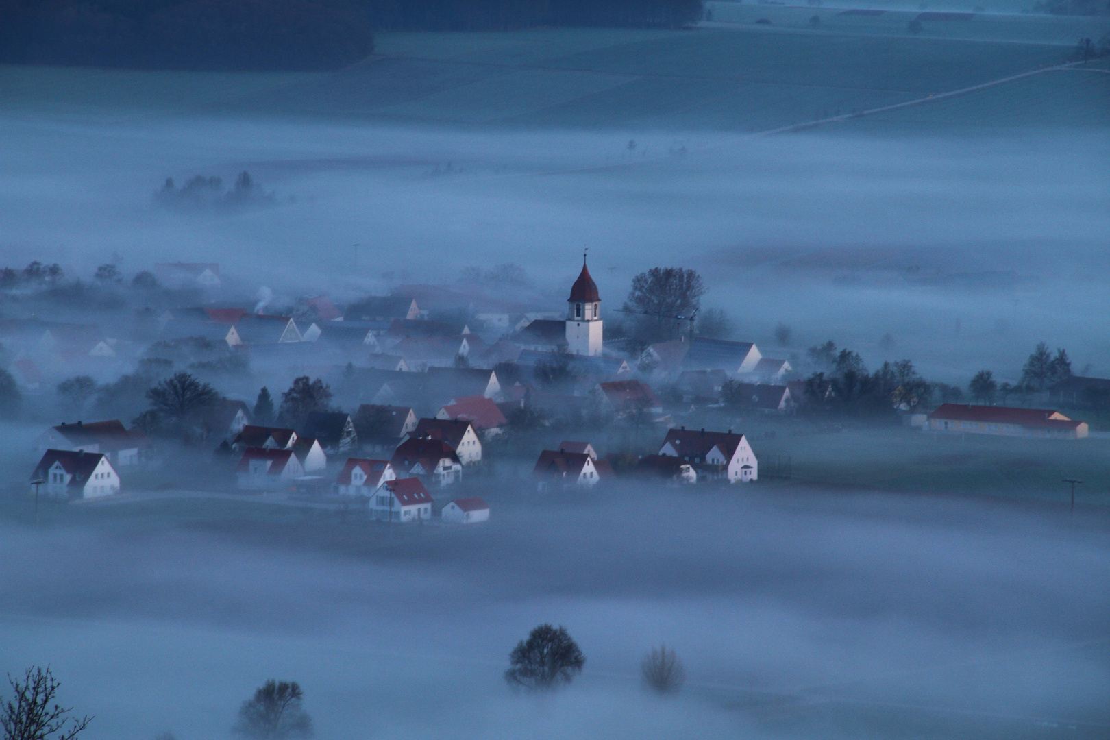 Sammenheim im Nebel