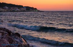 Samos - dusk over Agios Konstantinos