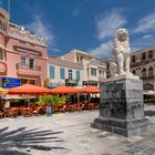 Samos - Pythagoras Square in Vathí