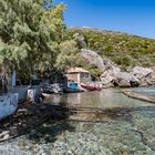 Samos - remote bay below Vergi