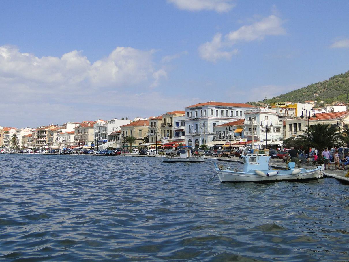 Samos Stadt im Sommer 2010