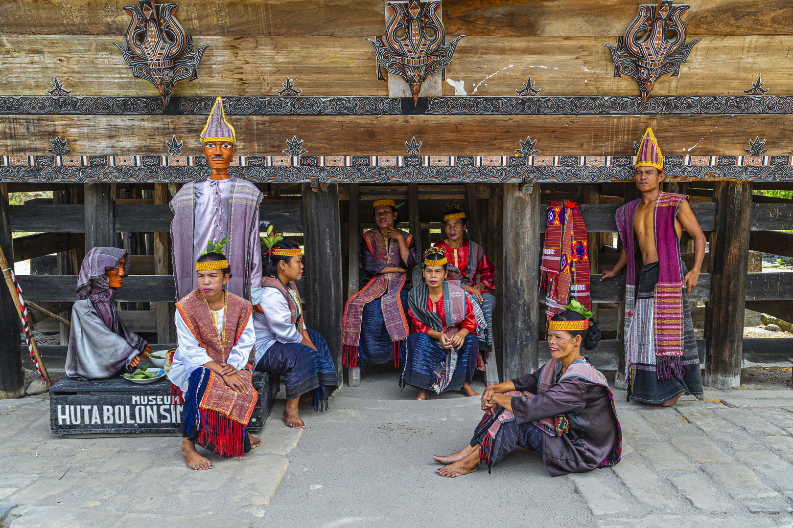 samosir island folklore dancer - Sumatra