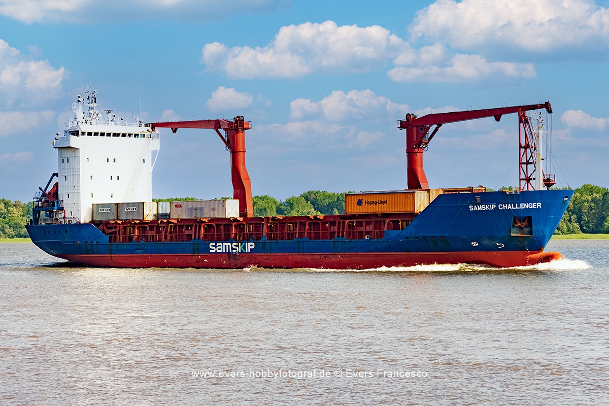 SAMSKIP CHALLENGER (Container Ship IMO 9114787) MMSI 314238000