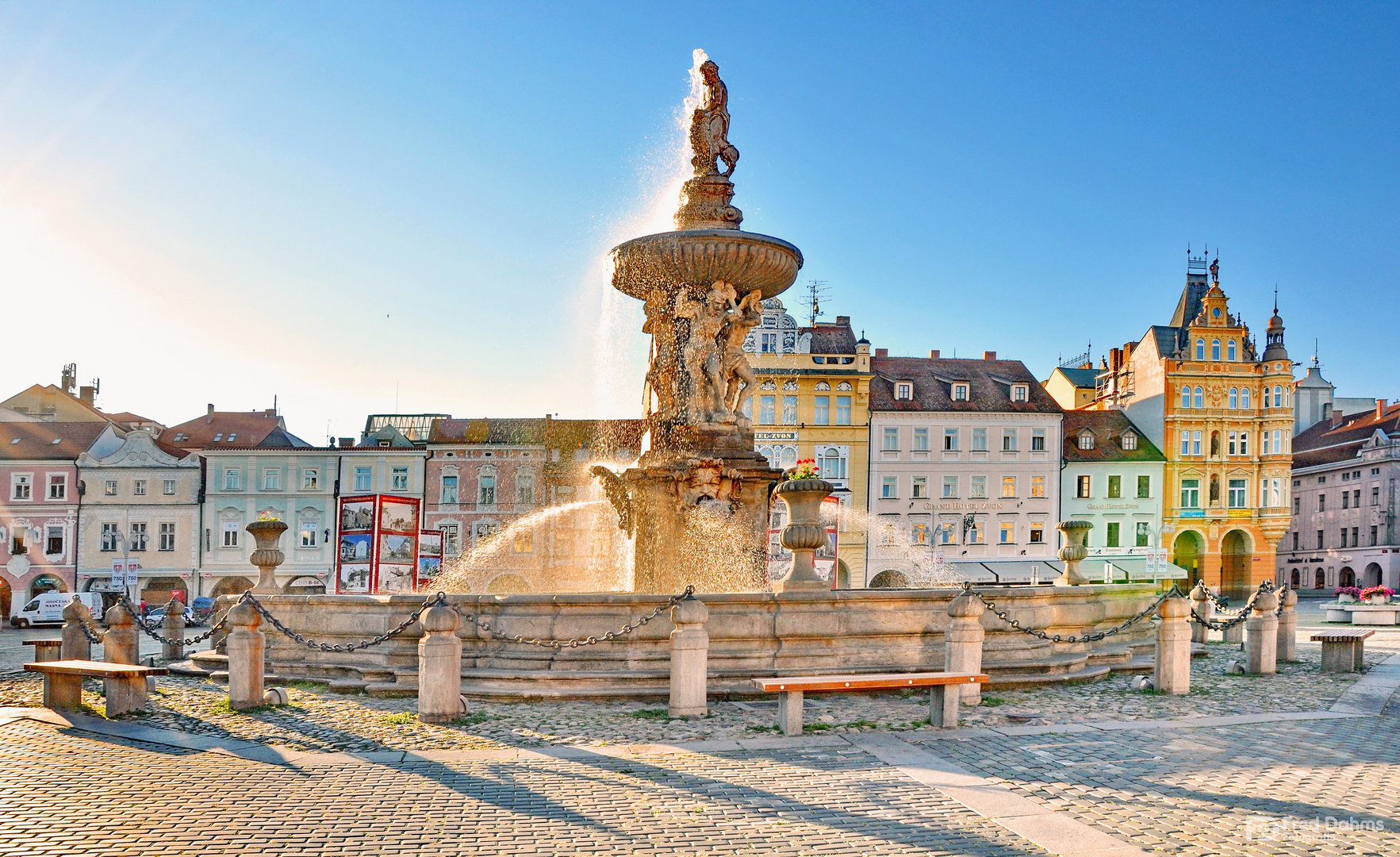 Samson Brunnen, Budweis Tschechien