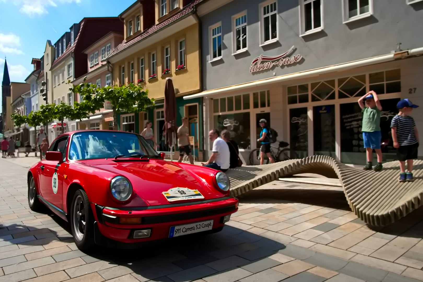 Samstag ist Zahl-Tag - 27. ADAC Oldtimerfahrt Hessen-Thüringen - Nr 98 Porsche 911 Carrera 3.2 Coupe