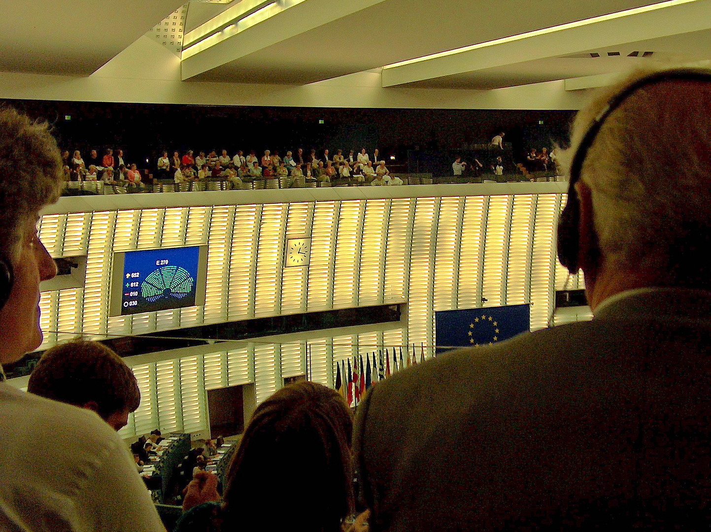 Samstag ist Zahl-Tag - Zahlen einer Abstimmung im Europaparlament im Juli 2008 in Straßburg