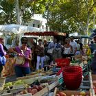 Samstag Morgen auf dem Markt in Arles