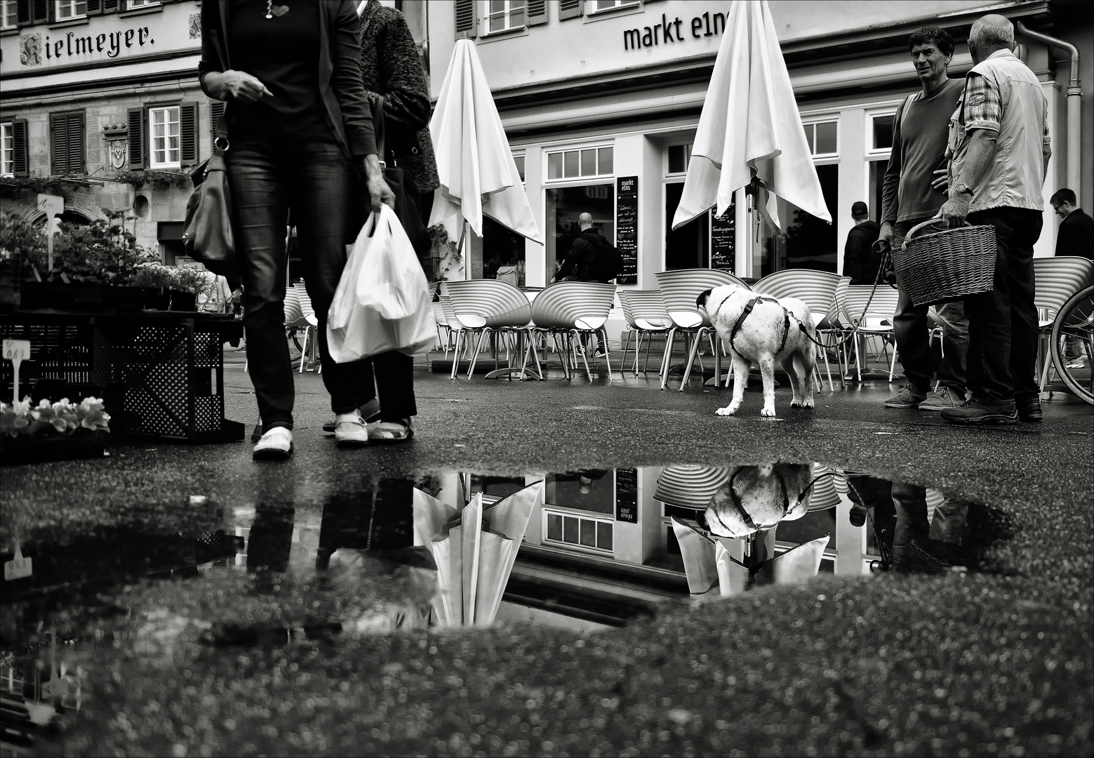 Samstag Morgen auf dem Marktplatz