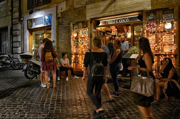  Samstag Nacht in Trastevere Rom