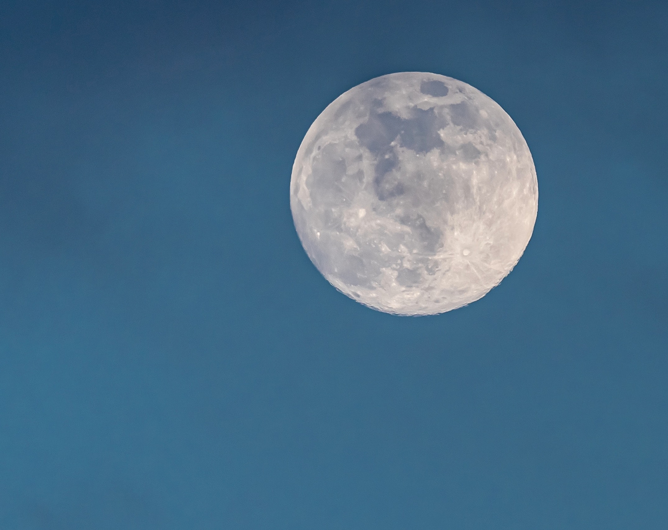 Samstag war Vollmond 