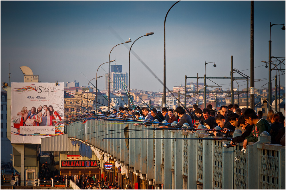 Samstagnachmittag auf der Galata-Brücke