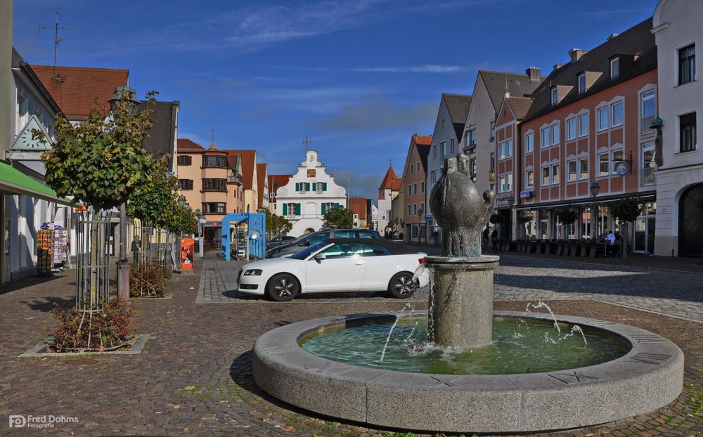 Samstagnachmittag in Aichach, Bayern