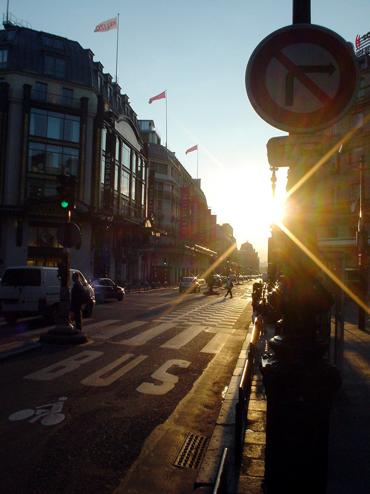 Samstags auf der rue de Rivoli