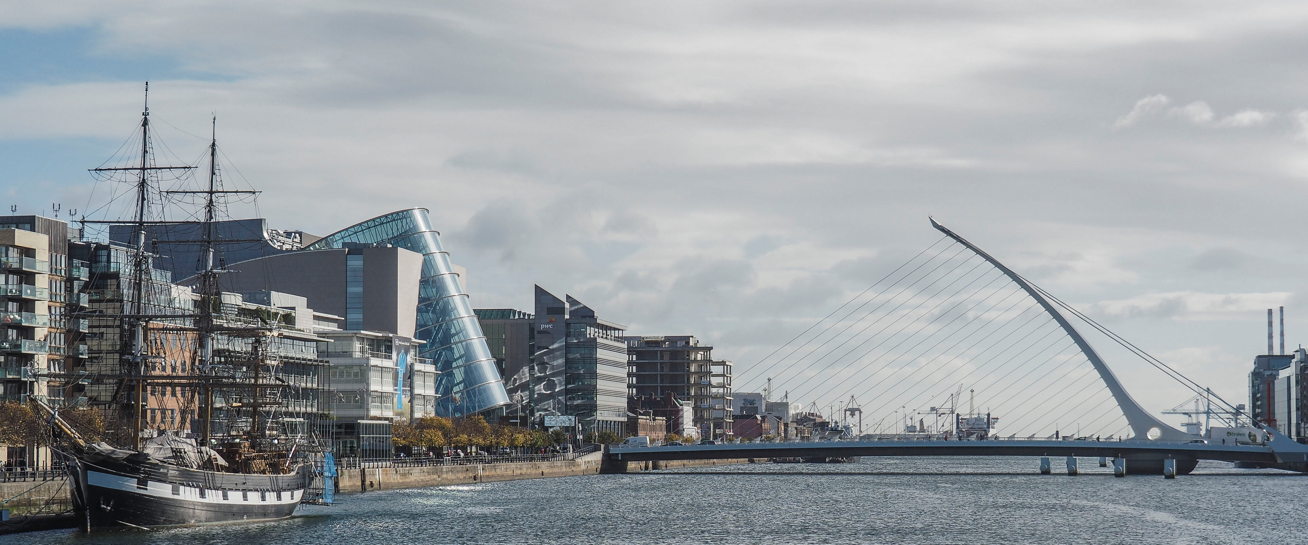 Samuel Beckett Bridge in Dublin