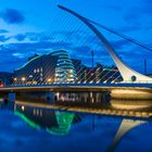 Samuel Beckett Bridge zur blauen Stunde