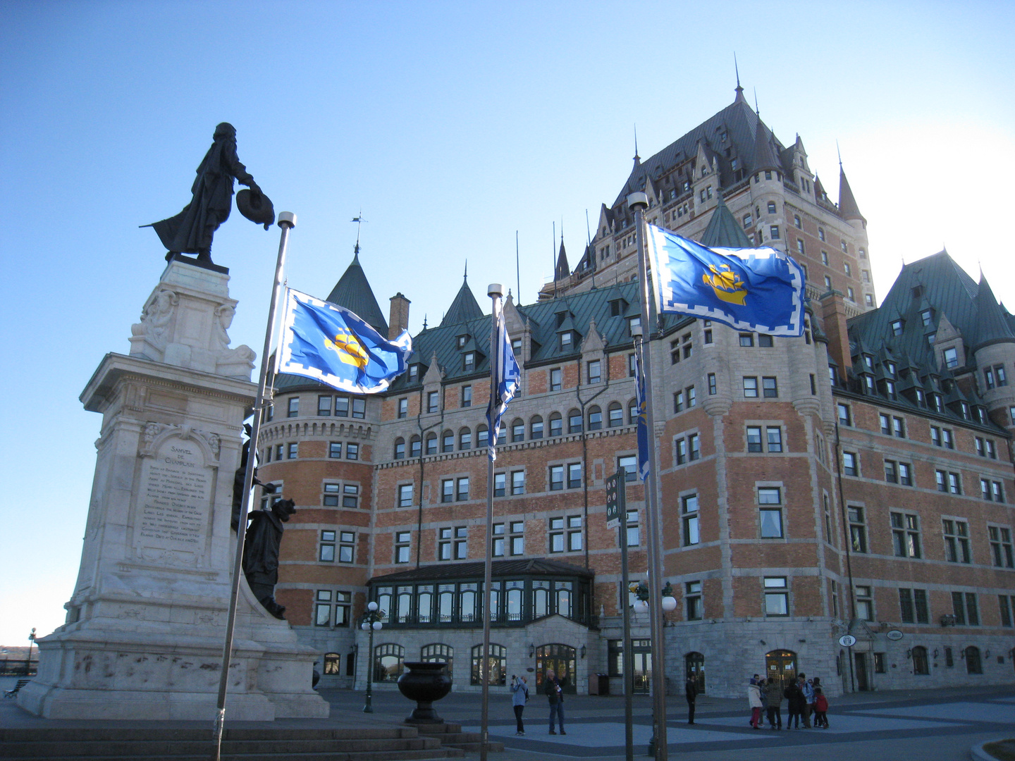 Samuel de Champlain et Chateau Frontenac